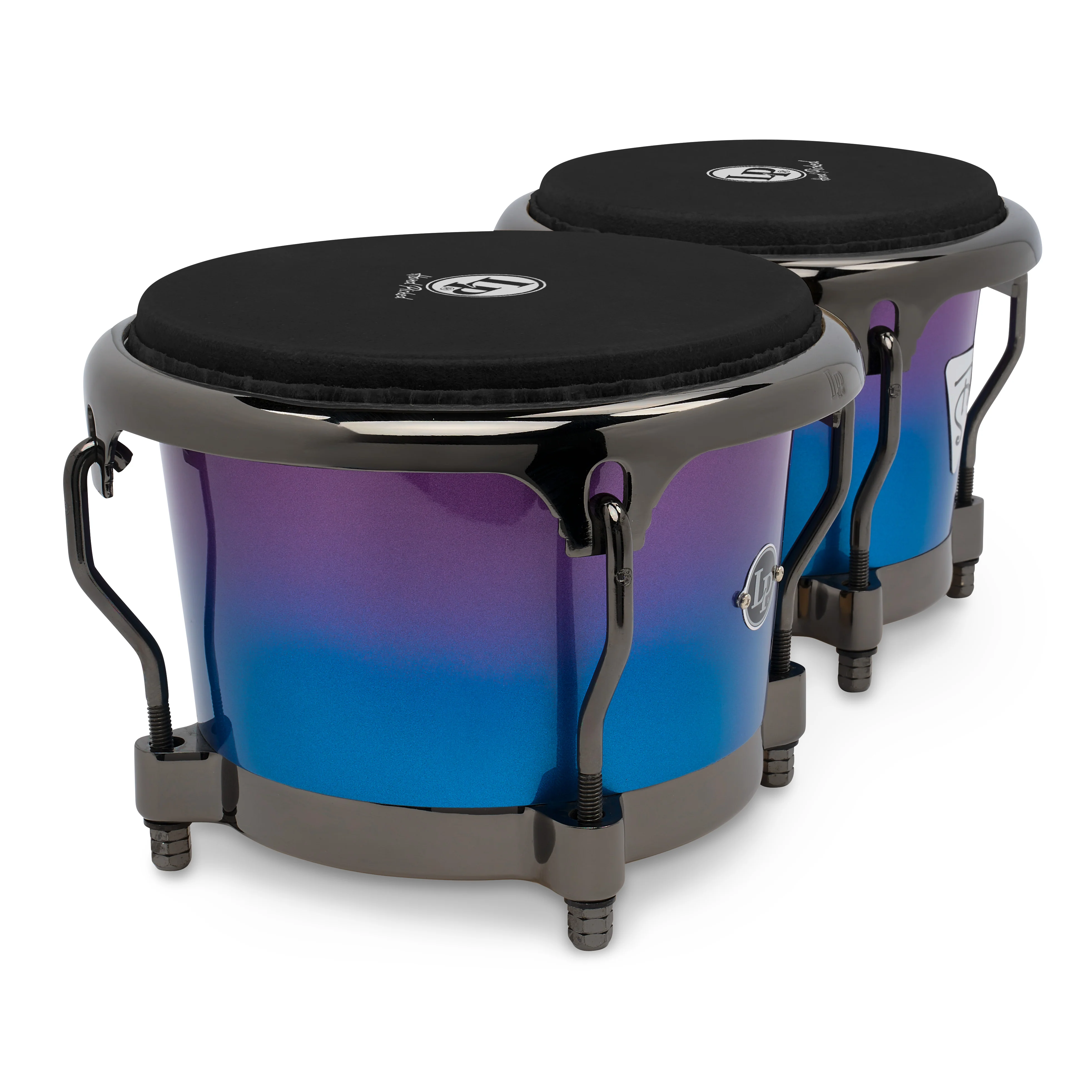 LP Tony Succar Bongos, Rainbow w/ Black Nickel HW, 7 ¼ - 8 ⅝in - Image 5