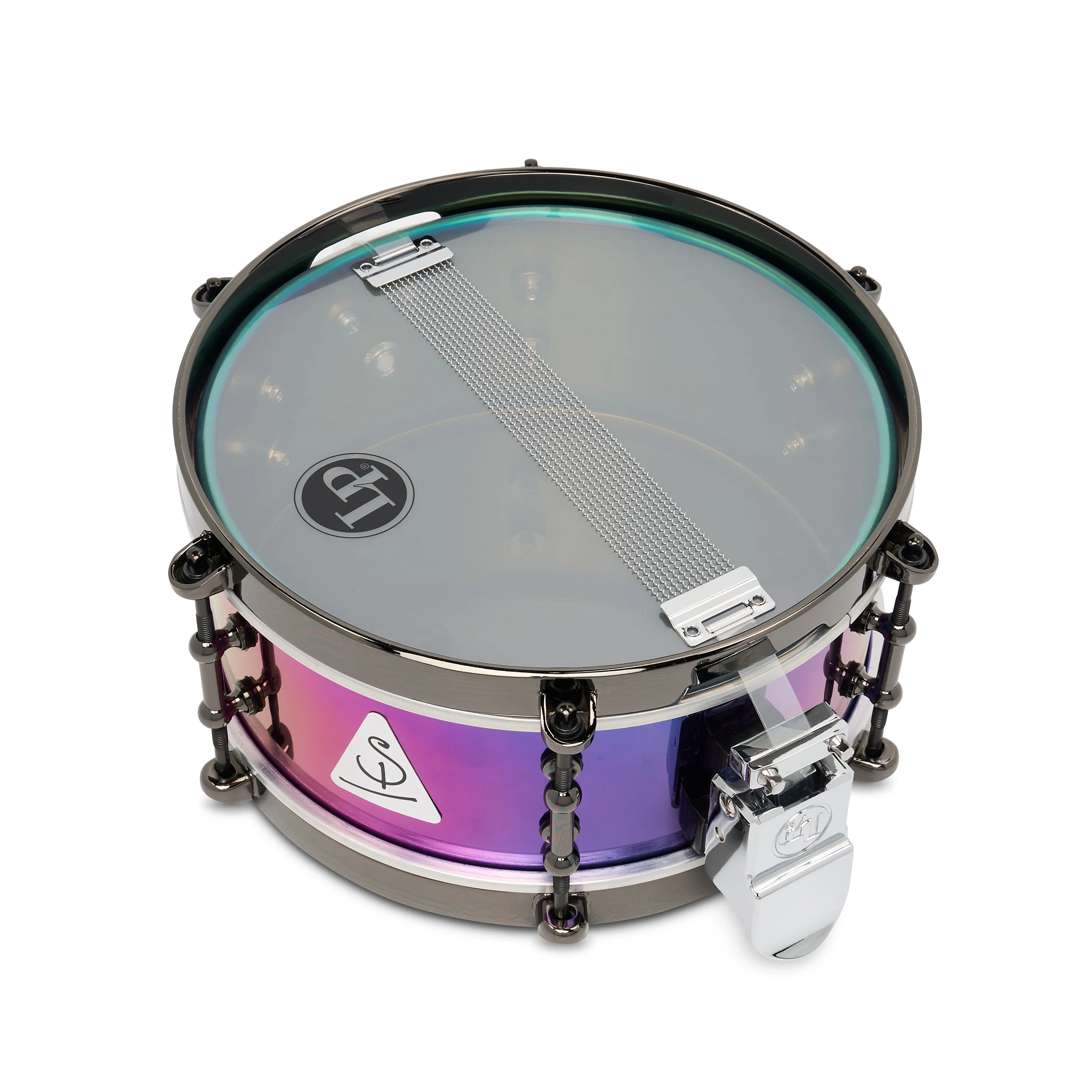 LP Tony Succar Salsa Snare 10X4.5in - Rainbow/Black Nickel - Image 5