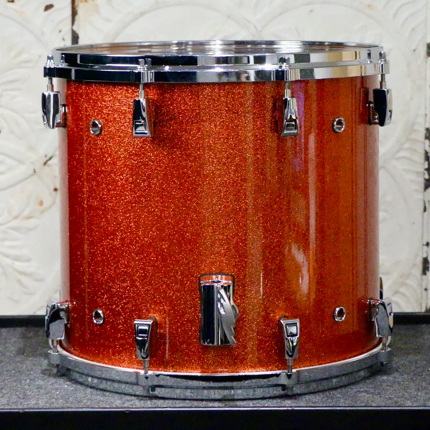Yamaha Absolute Maple Hybrid Drum 20-10-12-14in - Orange Sparkle - Image 8
