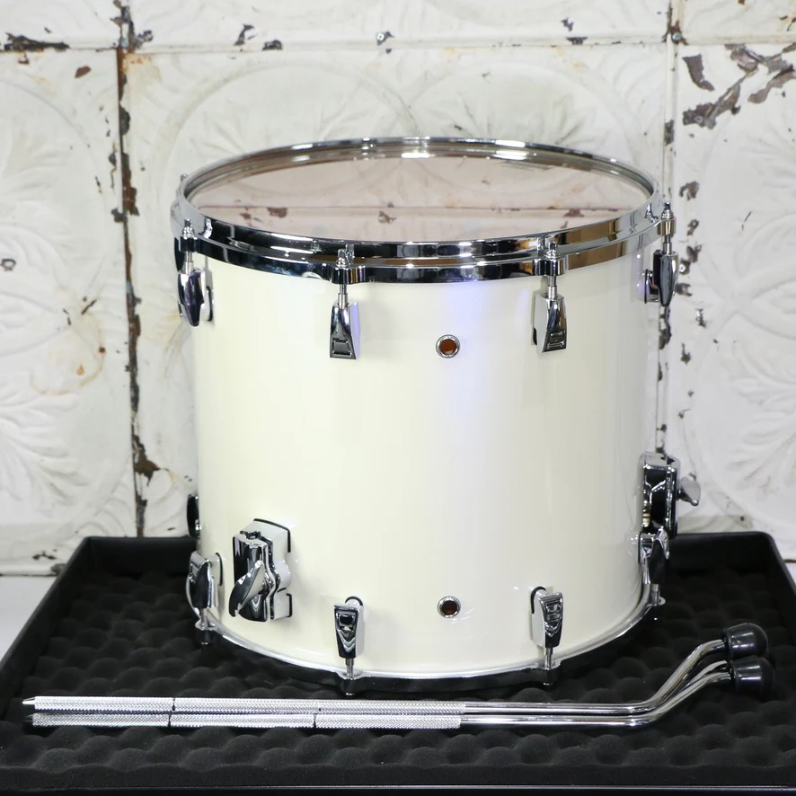 Yamaha Absolute Maple Hybrid Drumkit 20-10-12-14in - Polar White - Image 8