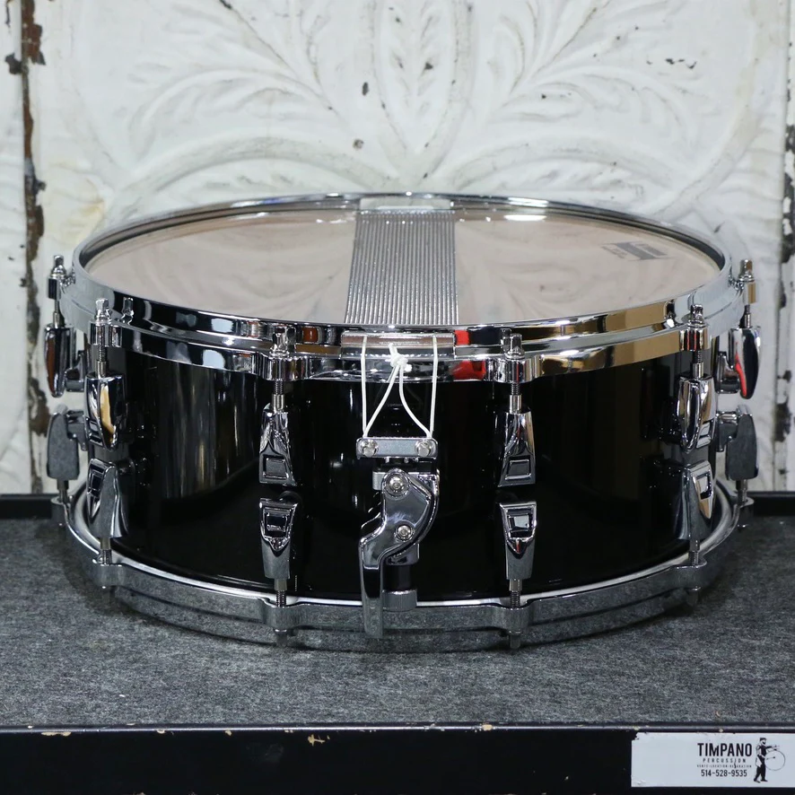 Yamaha Absolute Maple Hybrid Snare Drum 14X6in -Solid Black - Image 2