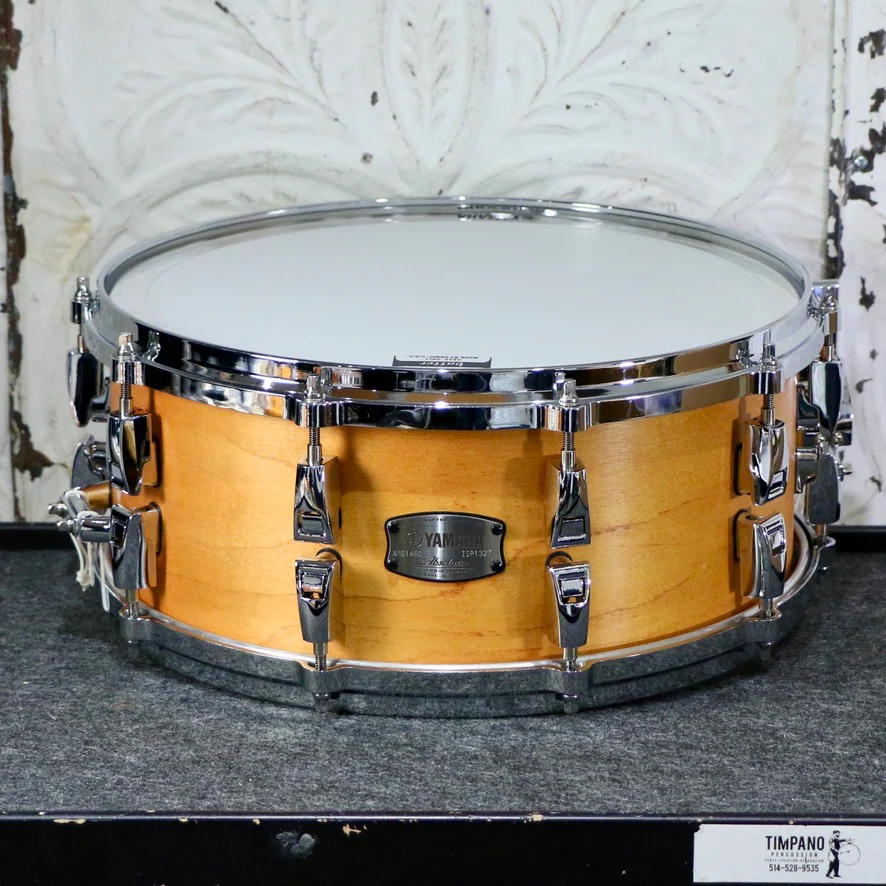 Yamaha Absolute Maple Hybrid Snare Drum 14X6in - Vintage Natural
