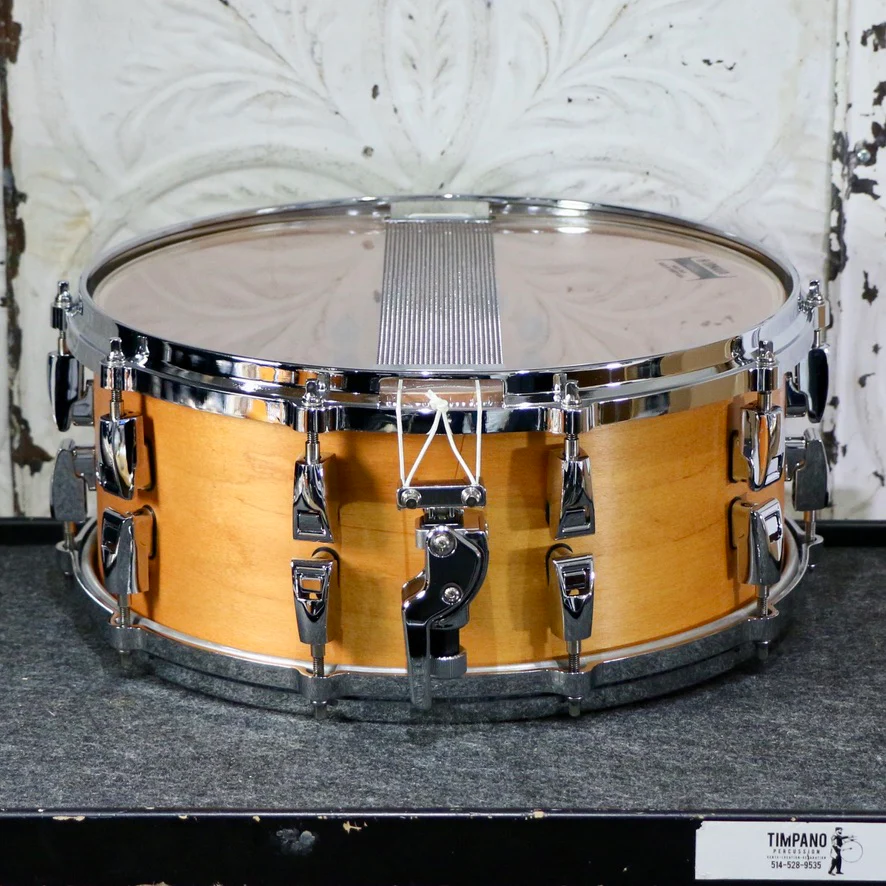 Yamaha Absolute Maple Hybrid Snare Drum 14X6in - Vintage Natural - Image 2