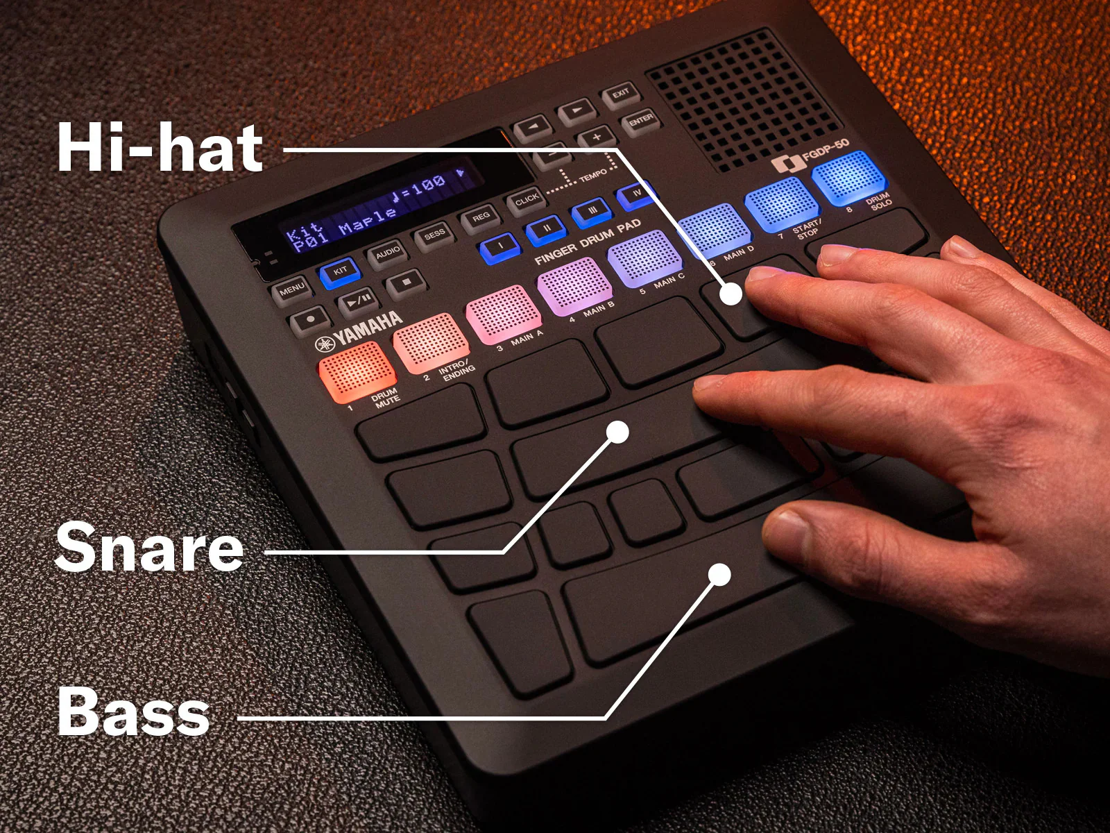 Yamaha Finger Drum Pad FGDP50 - Image 2