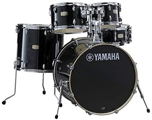 Yamaha Stage Custom Birch Drumset 22-10-12-16+14in - Raven Black - Image 2