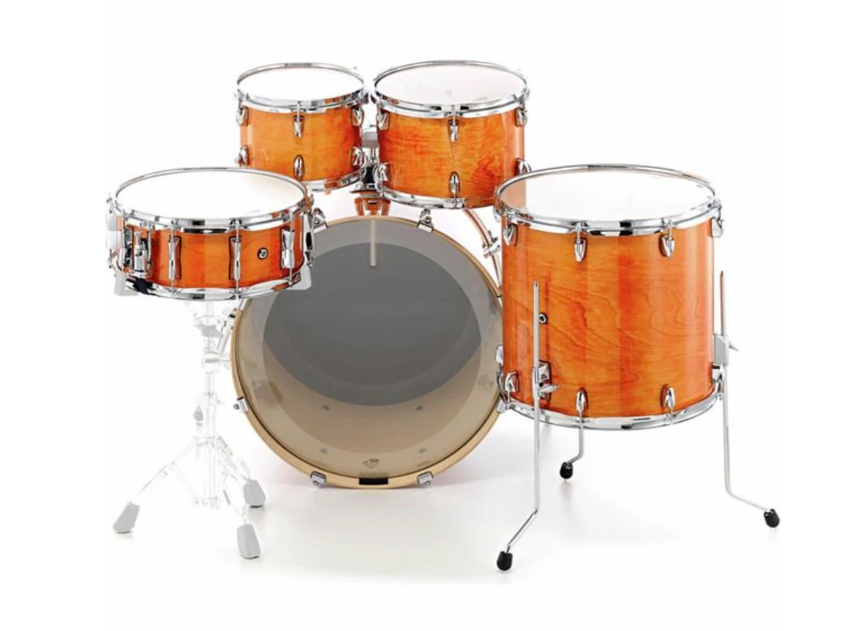 Yamaha Stage Custom Drum Set 22-10-12-16+14po- Honey Amber - Image 2