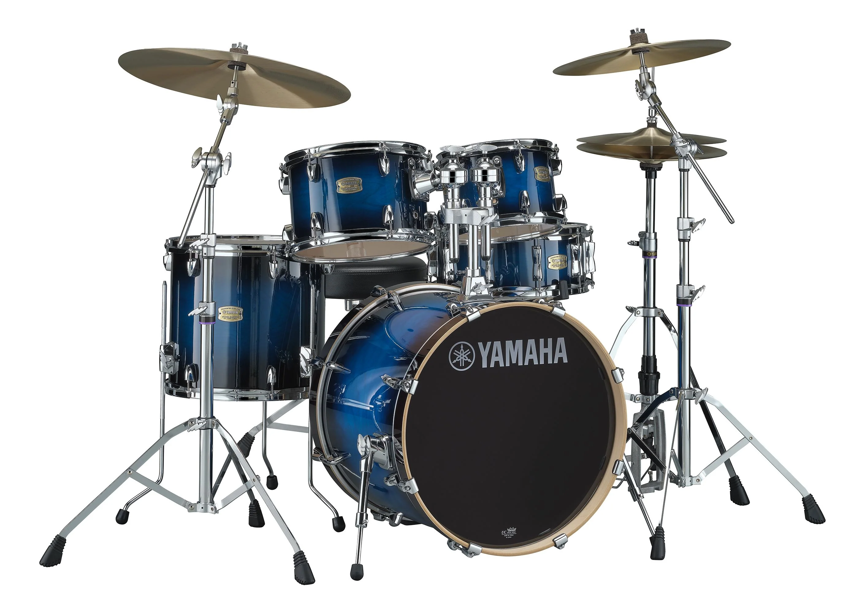 Yamaha Stage Custom Drumset22-10-12-16 14SD - Deep Blue Sunburst