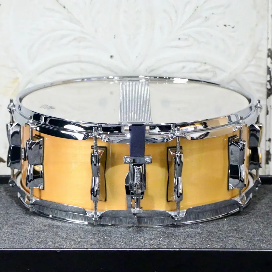 Yamaha Stage Custom Snare Drum 14x5.5 Natural Wood - Image 2