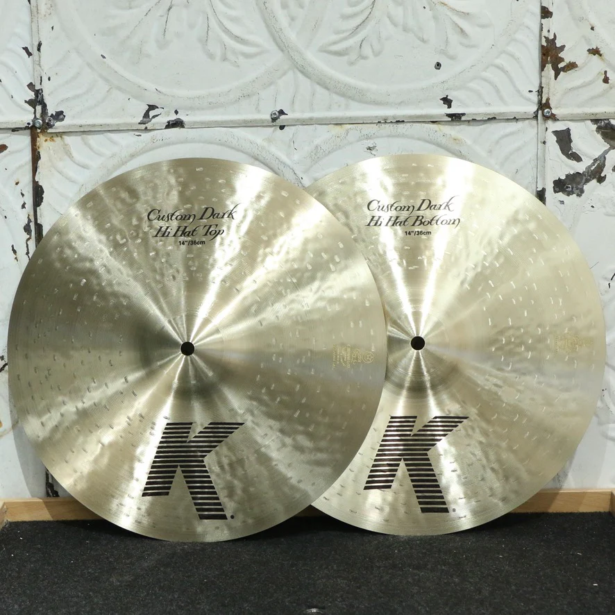 Zildjian K Custom Dark Hi-hat Cymbals 14in (978/1250g)